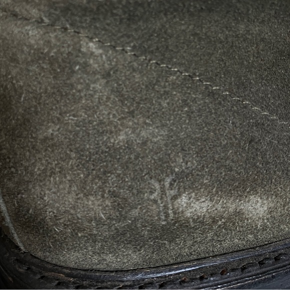 Frye Julie Hook Combat Boot - Forest Oiled Suede 8 - Picture 9 of 12